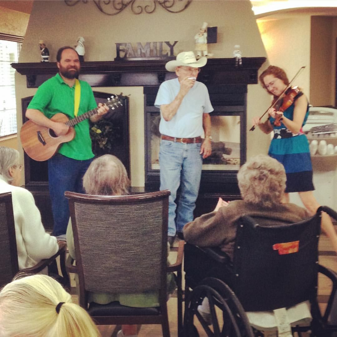 Sommerset, Casey & Minna, Senior living oklahoma City music, Assisted Living Oklahoma musician, Picture